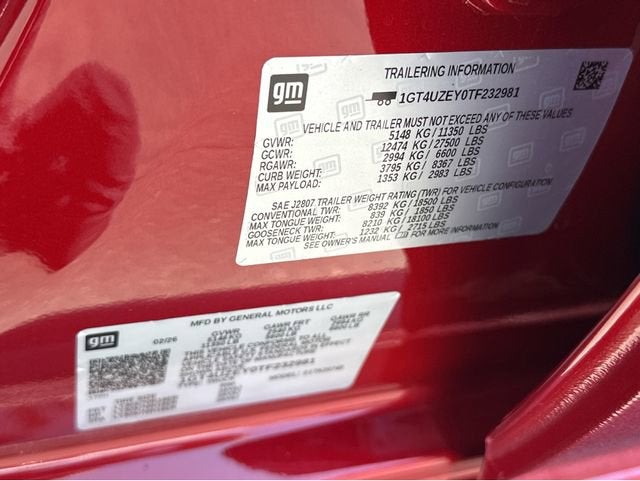 2026 GMC Sierra 2500 HD AT4X