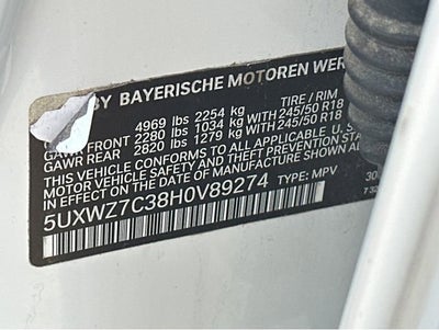 2017 BMW X3 sDrive28i