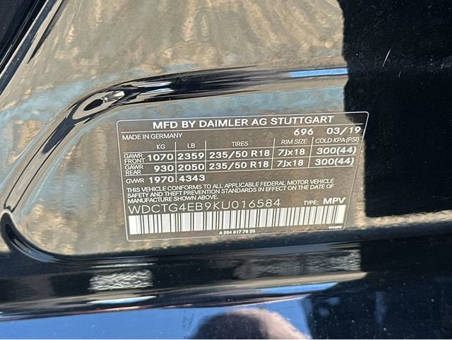 2019 Mercedes-Benz GLA GLA 250